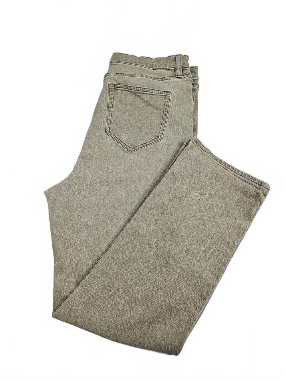 Lands' End Women's Casual Beige Jeans Size 16